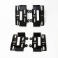 SUPORT NUMAR INMATRICULARE MEGA DRIVE FARA RAME SET 4 BUC (FATA + SPATE) NEGRU